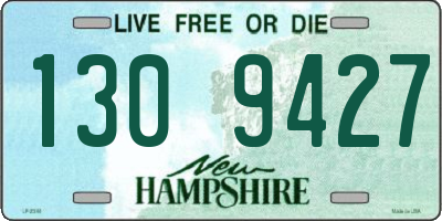 NH license plate 1309427