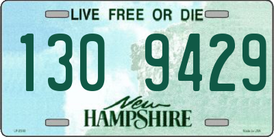 NH license plate 1309429