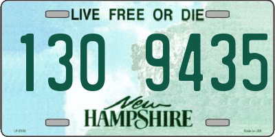 NH license plate 1309435