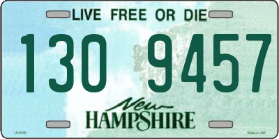 NH license plate 1309457