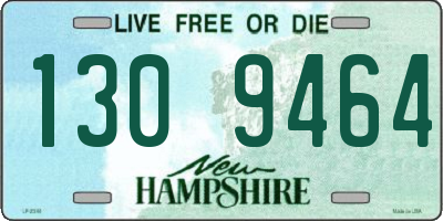 NH license plate 1309464