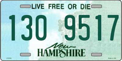 NH license plate 1309517