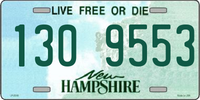 NH license plate 1309553