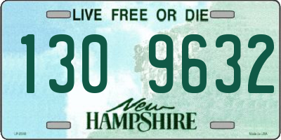 NH license plate 1309632
