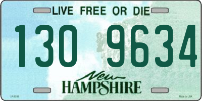NH license plate 1309634