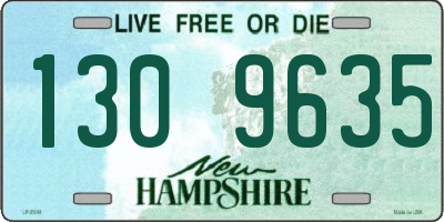 NH license plate 1309635