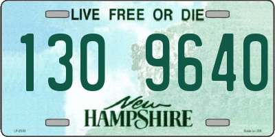 NH license plate 1309640