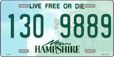 NH license plate 1309889