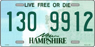 NH license plate 1309912