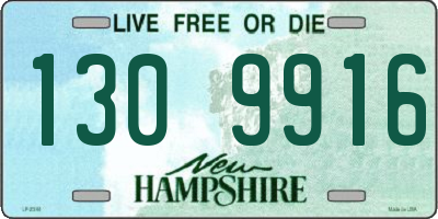 NH license plate 1309916