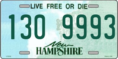 NH license plate 1309993