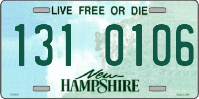 NH license plate 1310106