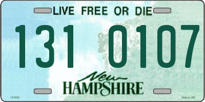 NH license plate 1310107