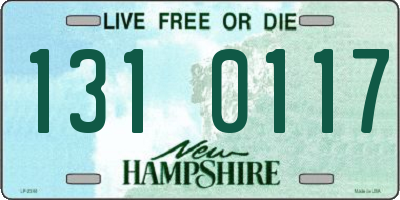 NH license plate 1310117
