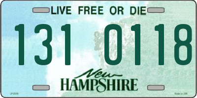 NH license plate 1310118