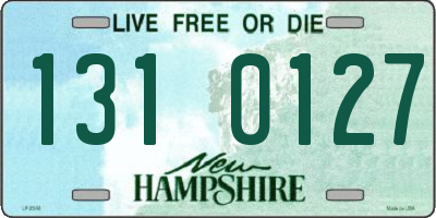 NH license plate 1310127
