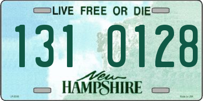 NH license plate 1310128