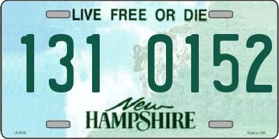 NH license plate 1310152