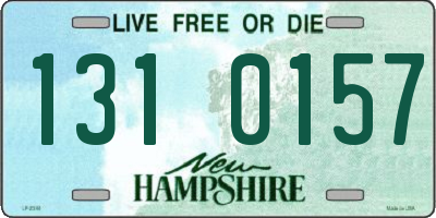 NH license plate 1310157