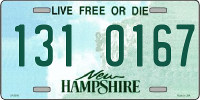 NH license plate 1310167