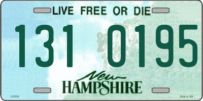 NH license plate 1310195