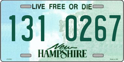 NH license plate 1310267