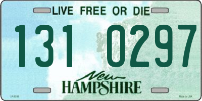 NH license plate 1310297