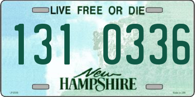 NH license plate 1310336