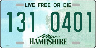 NH license plate 1310401