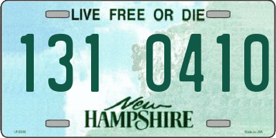 NH license plate 1310410