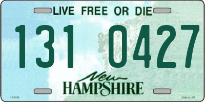 NH license plate 1310427
