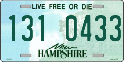NH license plate 1310433