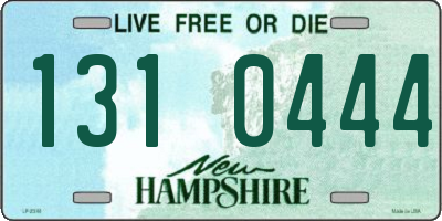 NH license plate 1310444