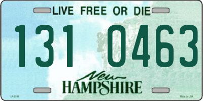 NH license plate 1310463