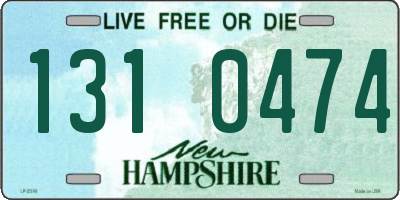 NH license plate 1310474