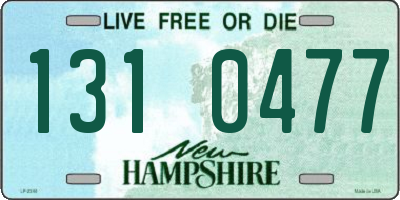 NH license plate 1310477