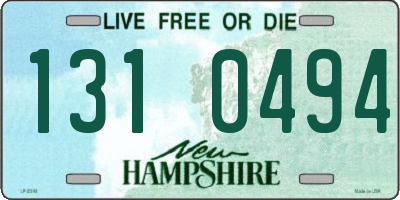 NH license plate 1310494
