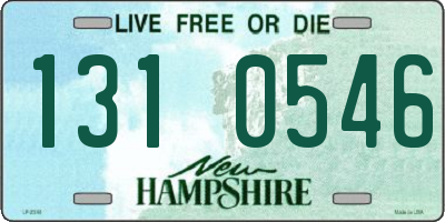 NH license plate 1310546