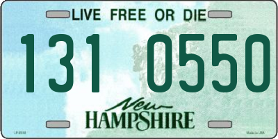NH license plate 1310550