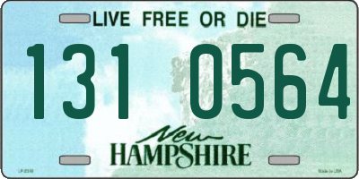 NH license plate 1310564