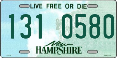 NH license plate 1310580