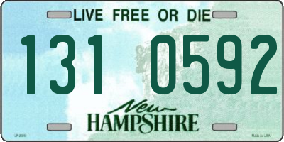 NH license plate 1310592