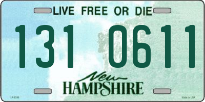 NH license plate 1310611
