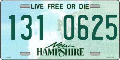 NH license plate 1310625