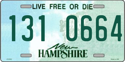 NH license plate 1310664