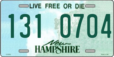 NH license plate 1310704