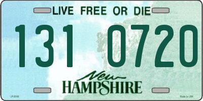 NH license plate 1310720
