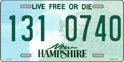 NH license plate 1310740