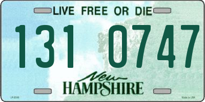 NH license plate 1310747