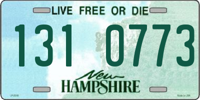 NH license plate 1310773